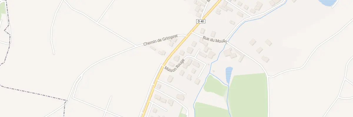 Plan du 3 Maison Rouge à Mancy