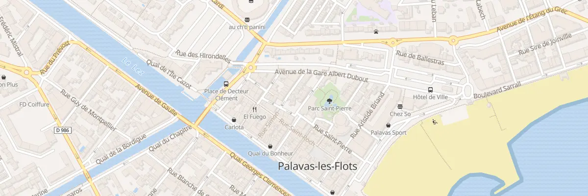 Plan du 17 Rue de l’Eglise à Palavas-les-Flots