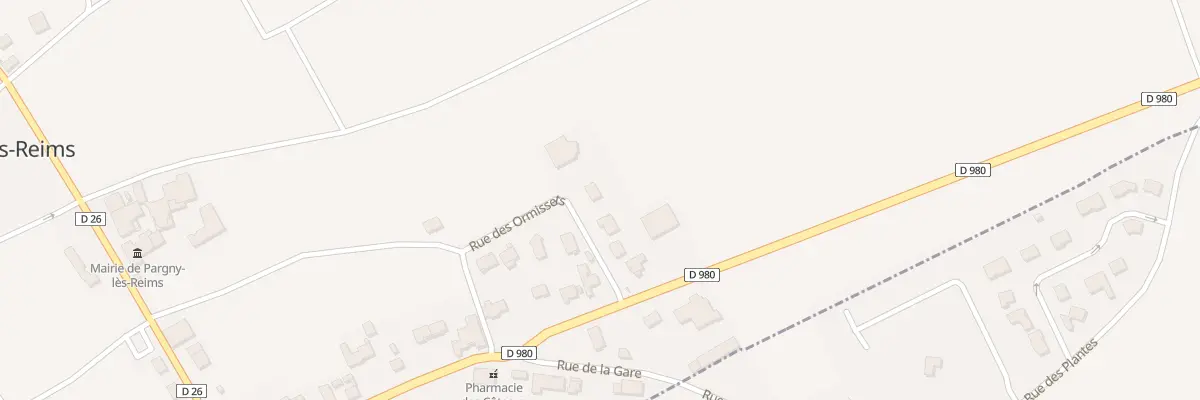 Plan du 11 Rue des Ormissets à Pargny-lès-Reims