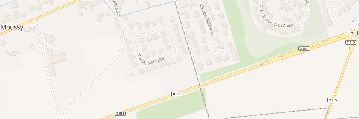 Plan du 28 Rue du Mont-d’Or à Moussy