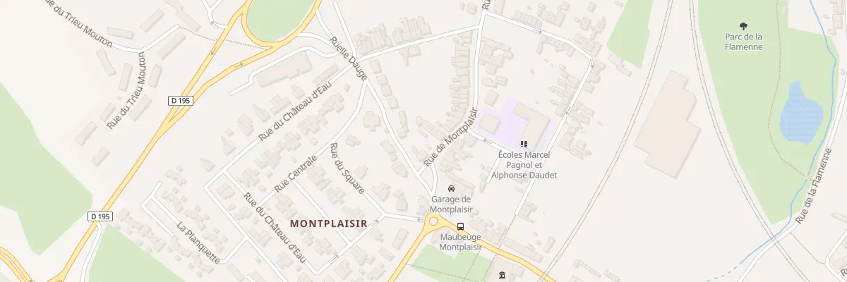 Plan du 148B Rue de Montplaisir à Maubeuge