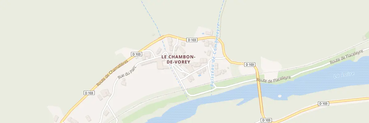 Plan du 12 Rue des Mésanges à Vorey