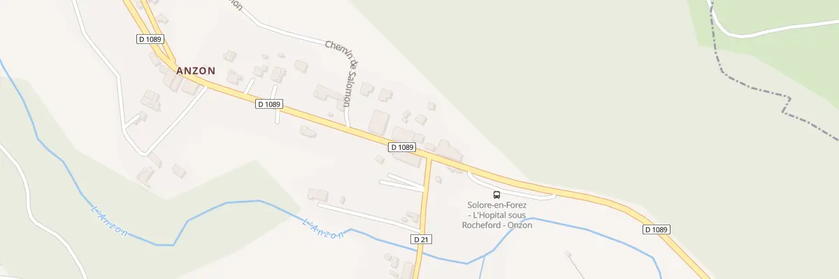 Plan du 166 Rue de l’Anzon à Solore-en-Forez