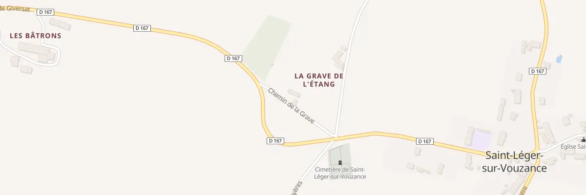 Plan du 5076 La Grave de l’Etang à Saint-Léger-sur-Vouzance