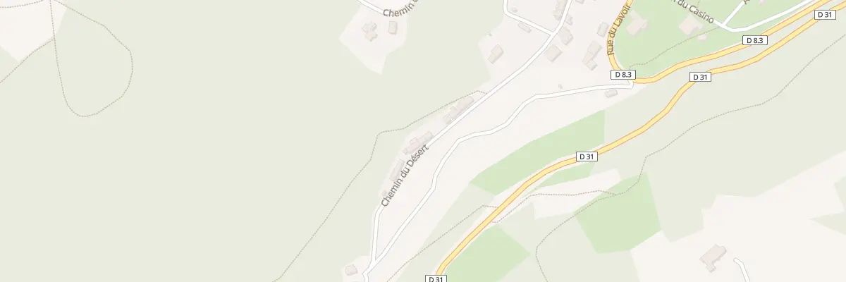 Plan du 379 Che du Désert à Saint-Alban-les-Eaux