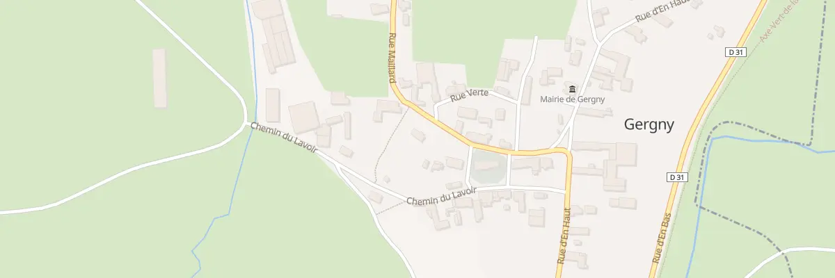 Plan du 1A Rue Maillard à Gergny