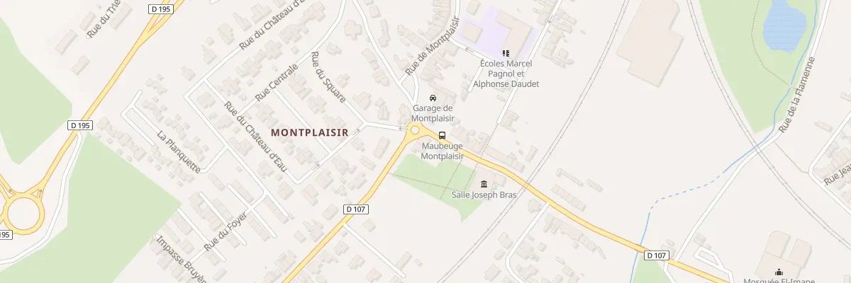 Plan du 201 Rue d’Hautmont à Maubeuge