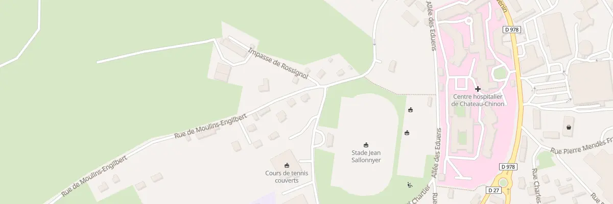 Plan du 5 Rue de Moulins Engilbert à Château-Chinon (Ville)