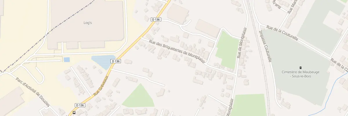 Plan du 27 Rue Brique Montplaisir à Maubeuge
