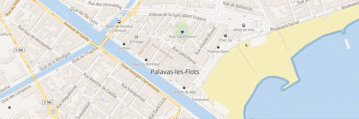 Plan du 2 Rue du Fort à Palavas-les-Flots