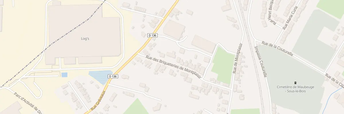 Plan du 24 Rue Brique Montplaisir à Maubeuge