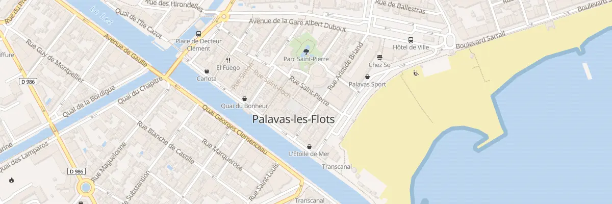 Plan du 12 Rue Saint Roch à Palavas-les-Flots