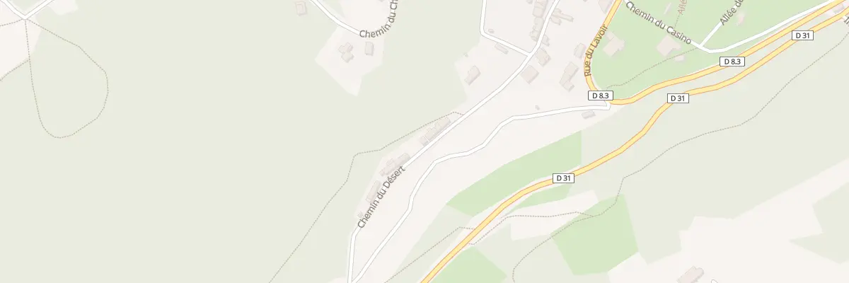 Plan du 359 Che du Désert à Saint-Alban-les-Eaux