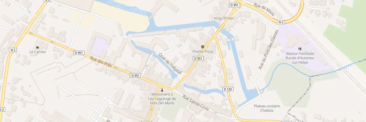 Plan du 7 Rue de Mons à Avesnes-sur-Helpe