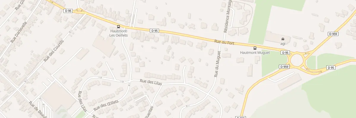Plan du 51 Rue des Lilas à Hautmont