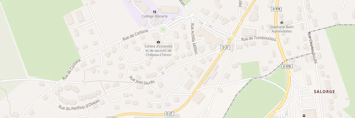Plan du 6 Rue Jean Jaurès à Château-Chinon (Ville)