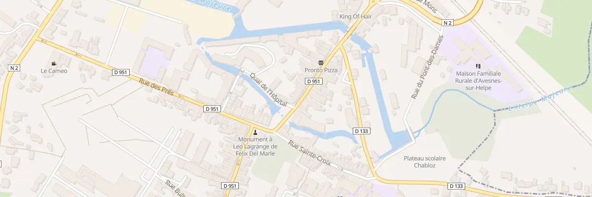 Plan du 5 Rue de Mons à Avesnes-sur-Helpe