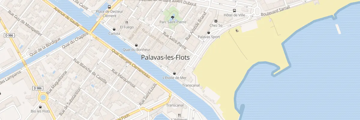 Plan du 5 Rue Saint Roch à Palavas-les-Flots