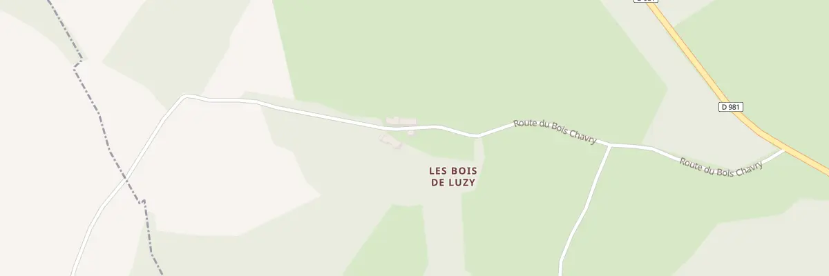 Plan du 9001 Rue des Cannes à Luzy