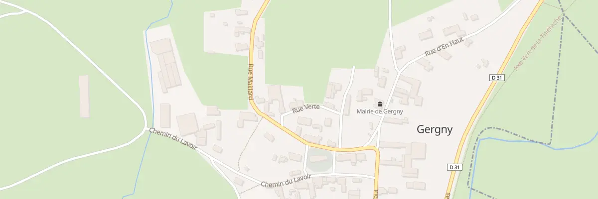 Plan du 5 Rue Verte à Gergny