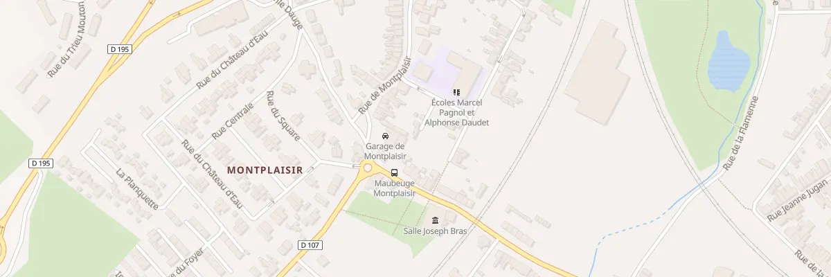 Plan du 131B Rue de Montplaisir à Maubeuge