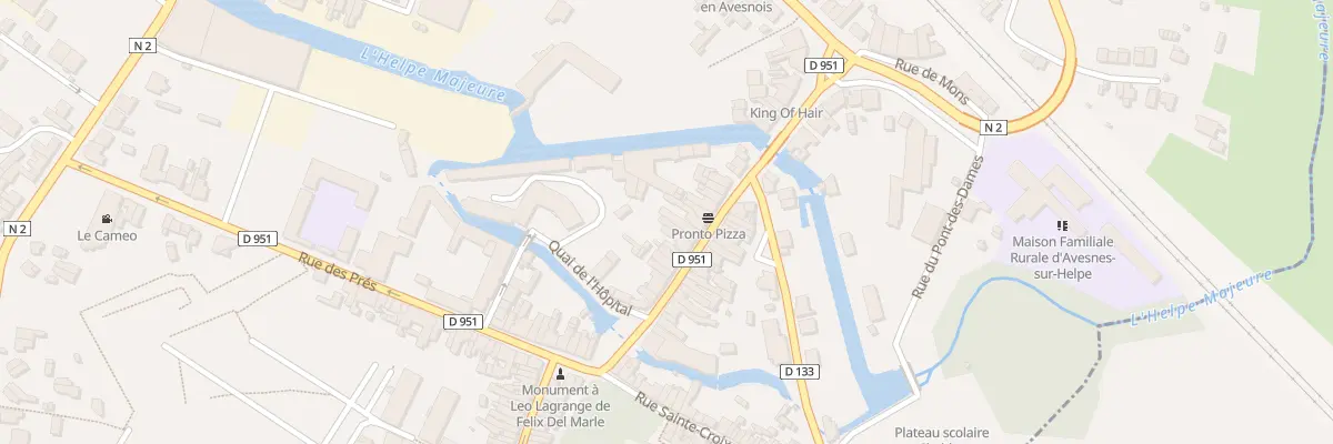 Plan du 21 Rue de Mons à Avesnes-sur-Helpe