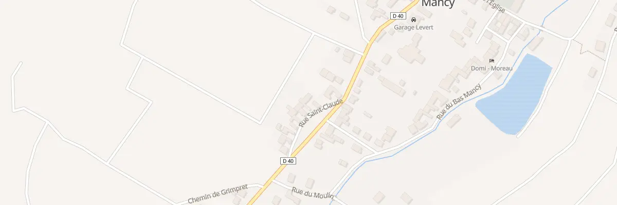 Plan du 1 Rue Saint-claude à Mancy