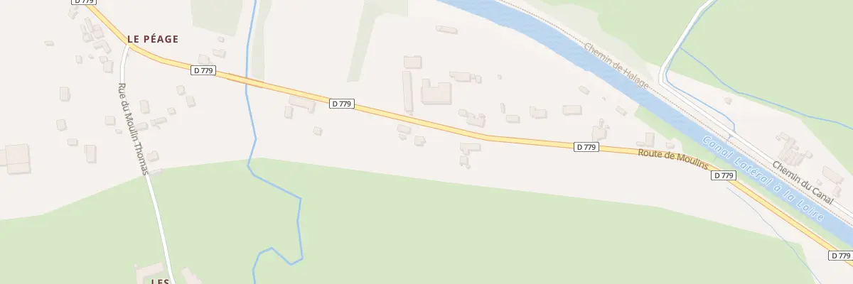 Plan du 53 Rte de Moulins à Molinet