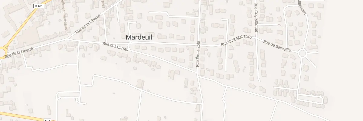 Plan du 2 Rue des Carres à Mardeuil