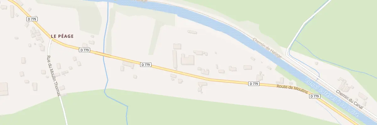 Plan du 28 Rte de Moulins à Molinet