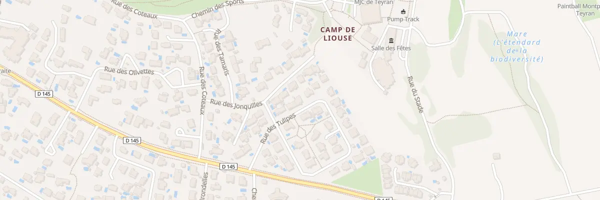 Plan du 15 Rue des Tulipes à Teyran