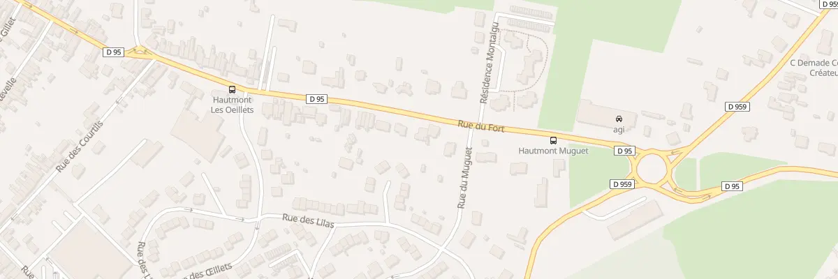 Plan du 170 Rue du Fort à Hautmont