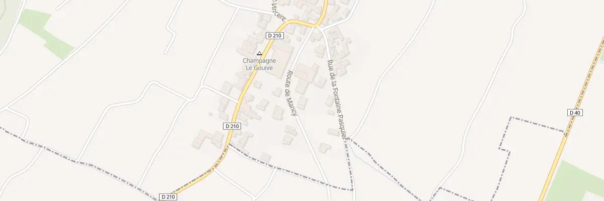 Plan du 5 Rte de Mancy à Monthelon