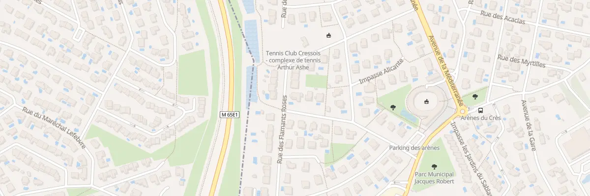 Plan du 5 Rue des Flamants Roses au Crès