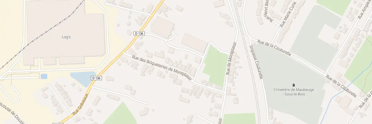 Plan du 14 Rue Brique Montplaisir à Maubeuge
