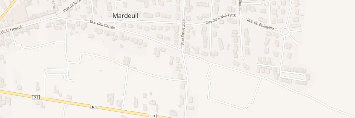 Plan du 24 Rue Emile Zola à Mardeuil