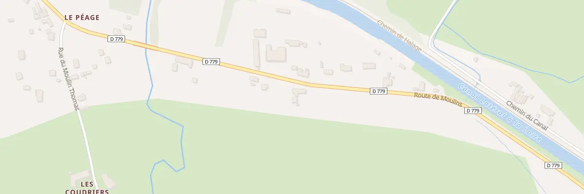 Plan du 49 Rte de Moulins à Molinet