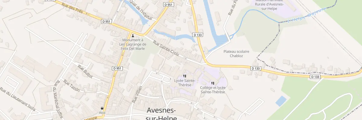 Plan du 20 Rue Sainte Croix à Avesnes-sur-Helpe