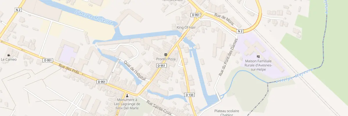 Plan du 36 Rue de Mons à Avesnes-sur-Helpe
