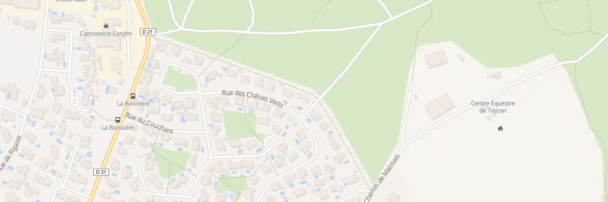 Plan du 34 Rue des Chênes Verts à Teyran
