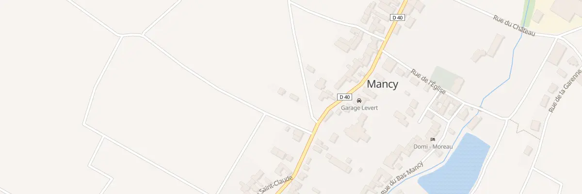 Plan du 1 Rue de Monthelon à Mancy