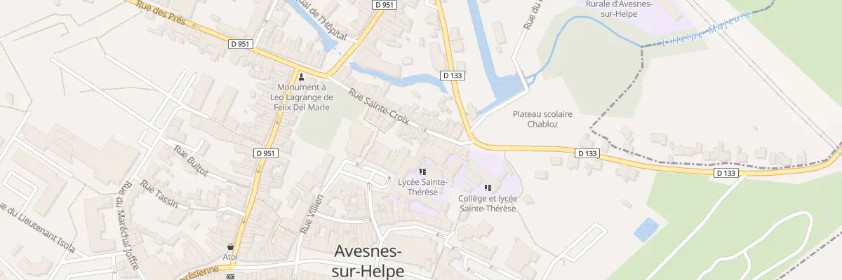 Plan du 24 Rue Sainte Croix à Avesnes-sur-Helpe