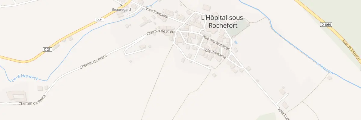 Plan du 5036 Le Bourg à Solore-en-Forez