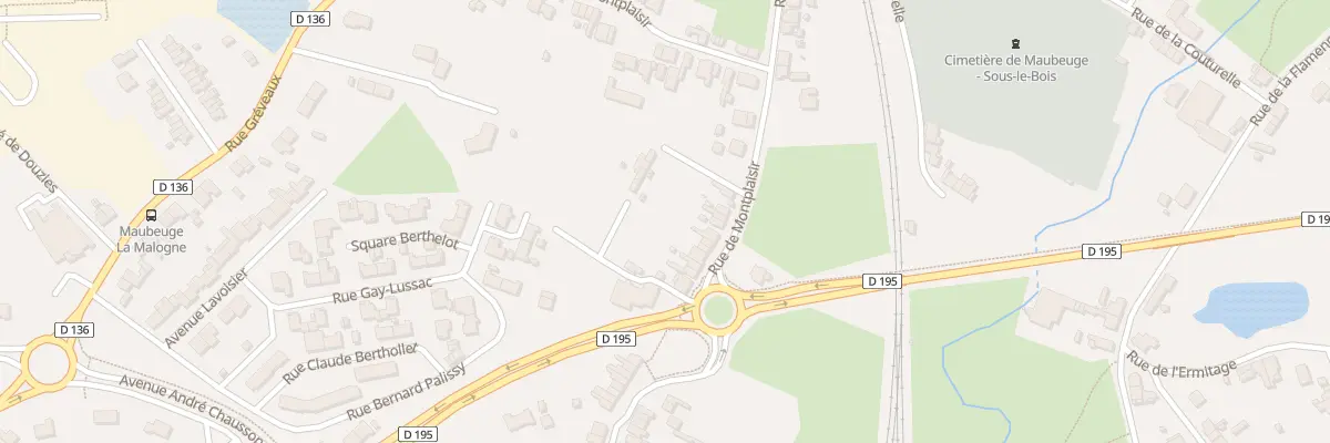 Plan du 54B Rue de Montplaisir à Maubeuge