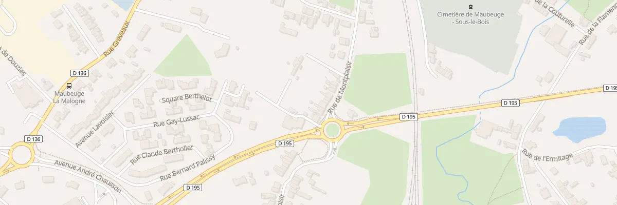 Plan du 58 Rue de Montplaisir à Maubeuge