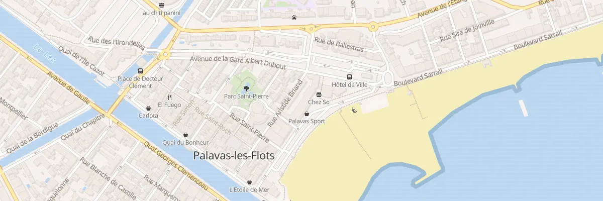 Plan du 12 Av Marechal Joffre à Palavas-les-Flots