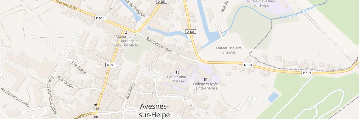 Plan du 26 Rue Sainte Croix à Avesnes-sur-Helpe