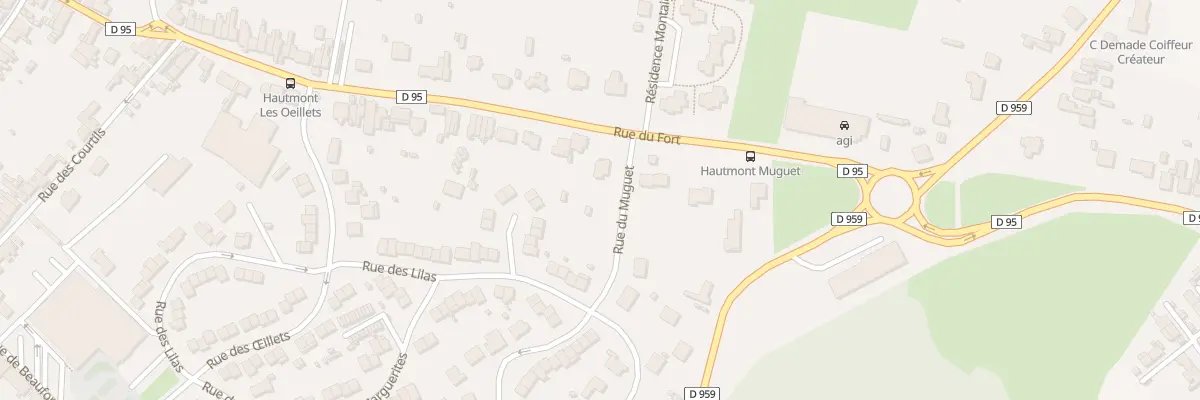 Plan du 174 Rue du Fort à Hautmont