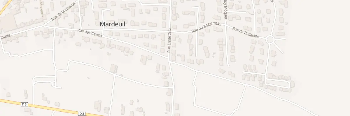 Plan du 27 Rue Emile Zola à Mardeuil