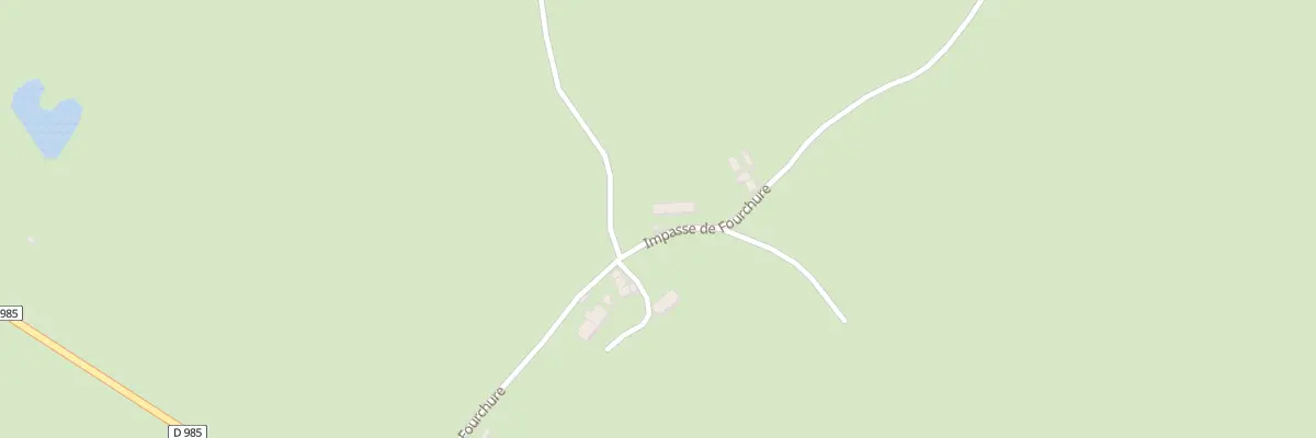 Plan du 1 Imp de Fourchure à Chiddes